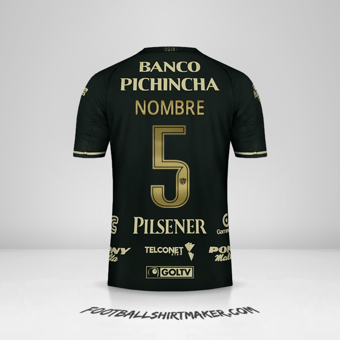 Jersey Barcelona SC 93 Años -  nombre - 5