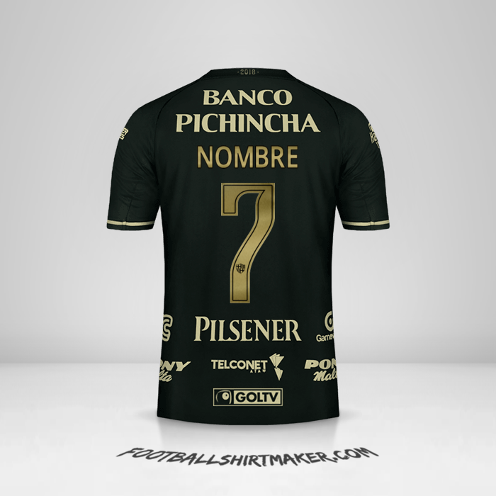Camiseta Barcelona SC 93 Años -  nombre - 7