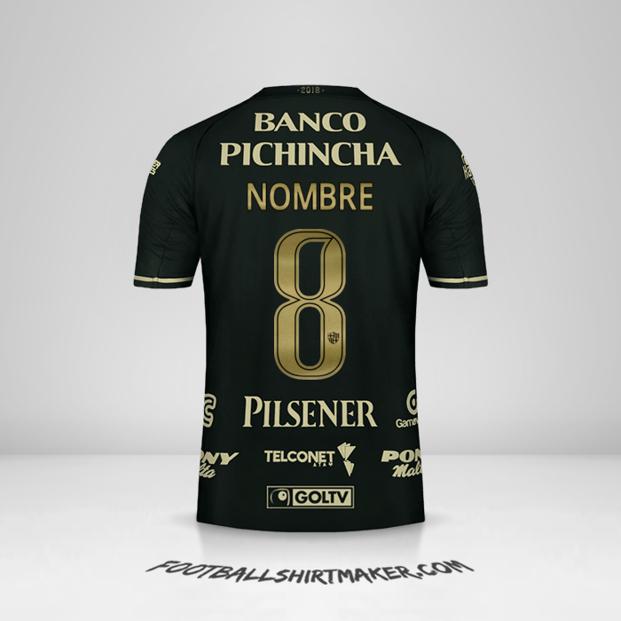 Jersey Barcelona SC 93 Años -  nombre - 8