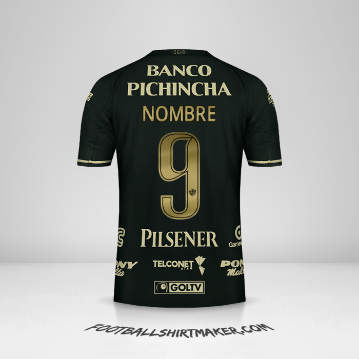 Jersey Barcelona SC 93 Años -  nombre - 9