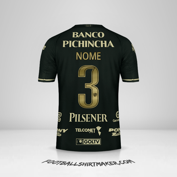 Camisa Barcelona SC 93 Anos -  nome - 3