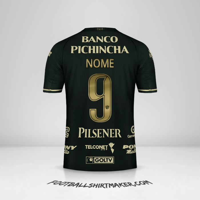 Camisola Barcelona SC 93 Anos -  nome - 9