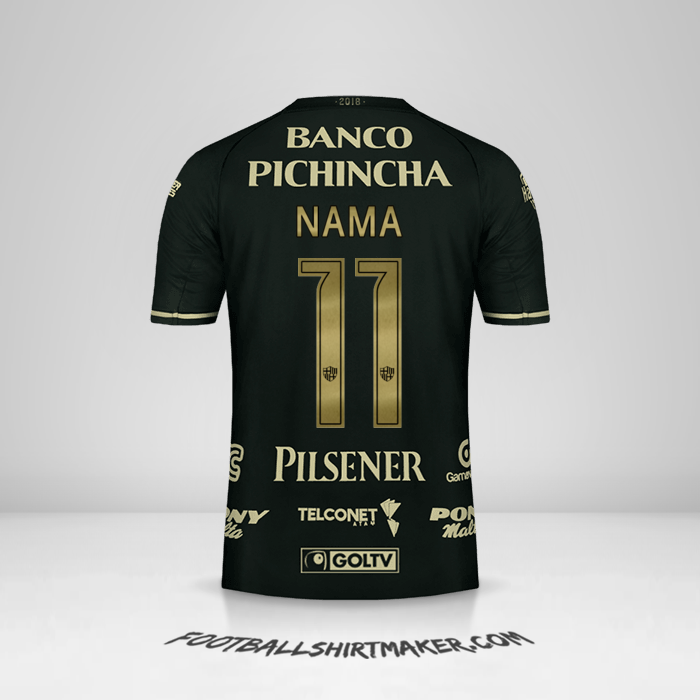Jersey Barcelona SC 93 Tahun -  nama - 11