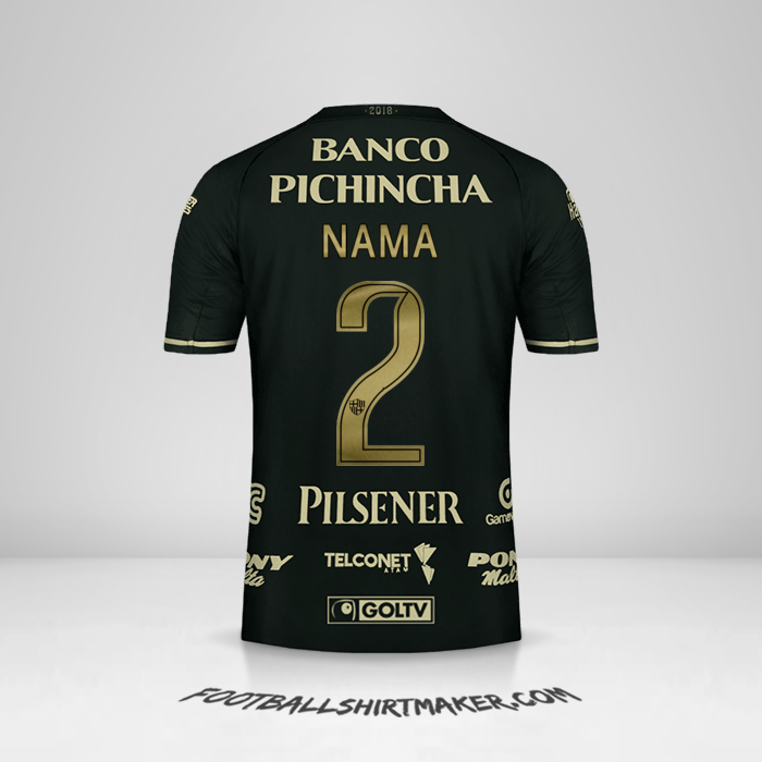 Jersey Barcelona SC 93 Tahun -  nama - 2