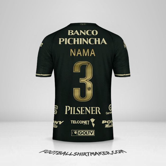 Jersey Barcelona SC 93 Tahun -  nama - 3