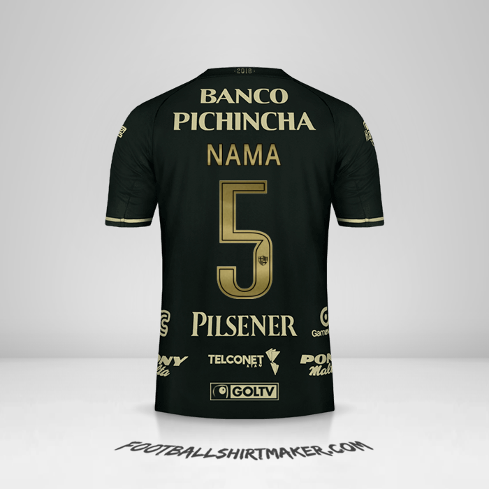 Jersey Barcelona SC 93 Tahun -  nama - 5