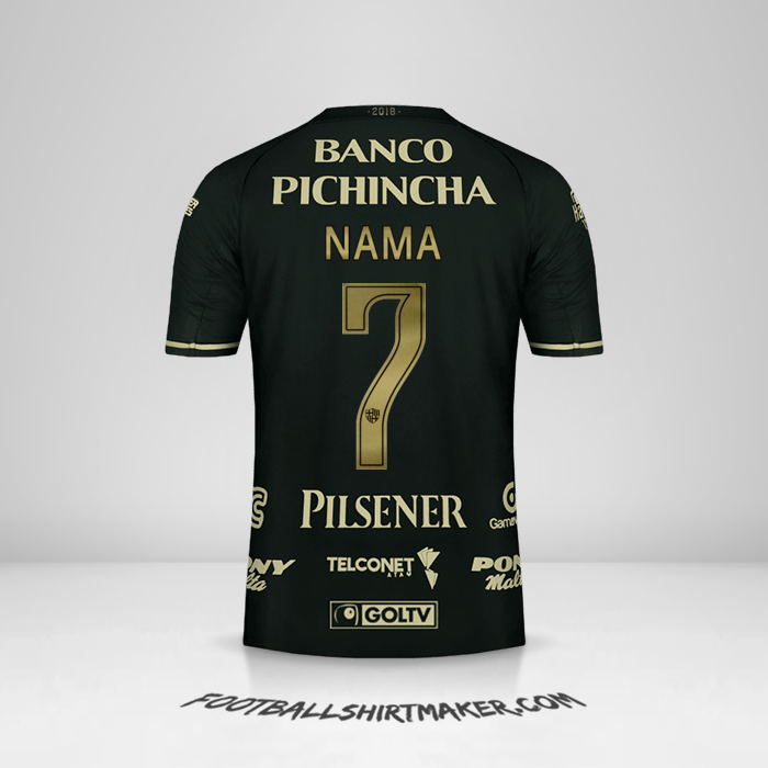 Jersey Barcelona SC 93 Tahun -  nama - 7