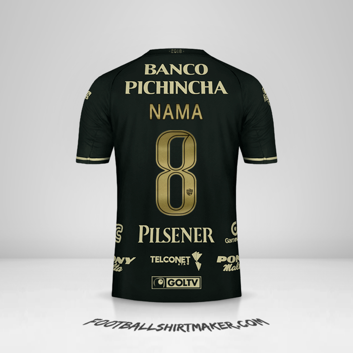 Jersey Barcelona SC 93 Tahun -  nama - 8