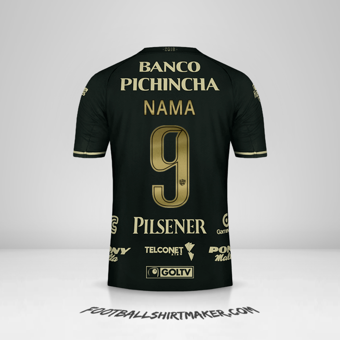 Jersey Barcelona SC 93 Tahun -  nama - 9