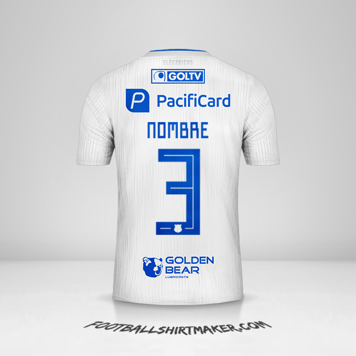 Camiseta Emelec 2019 Visita -  nombre - 3