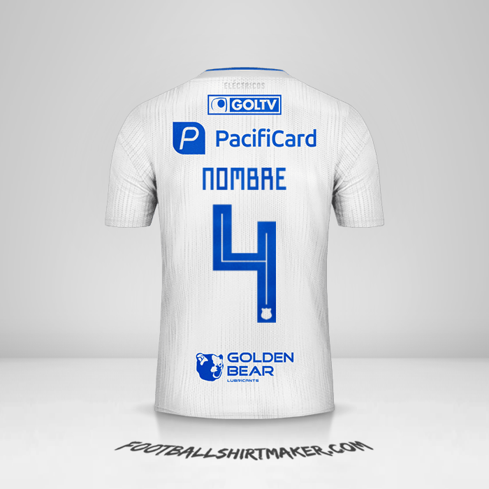 Camiseta Emelec 2019 Visita -  nombre - 4