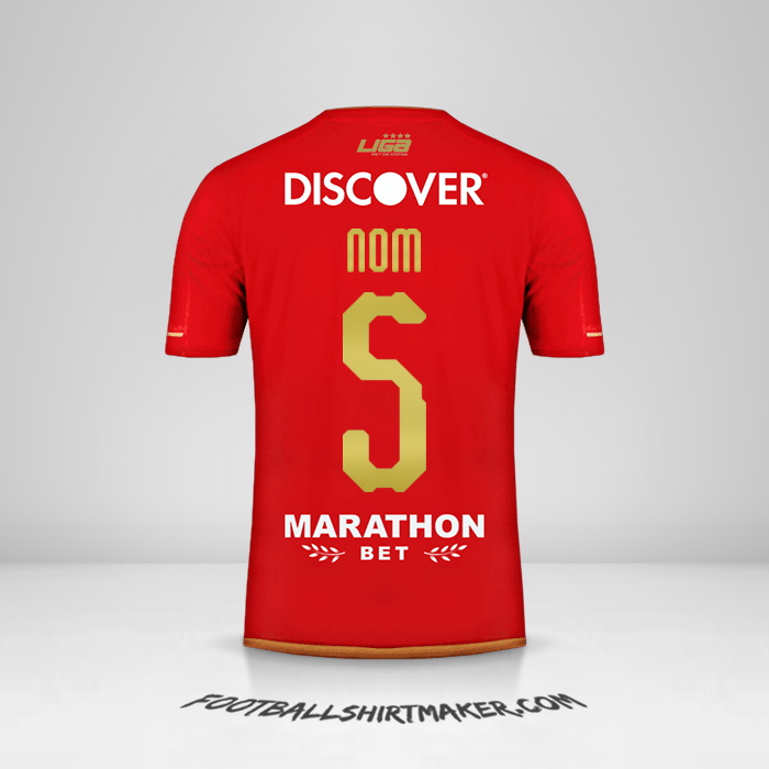Maillot Liga de Quito 2019 Extérieur -  nom - 5