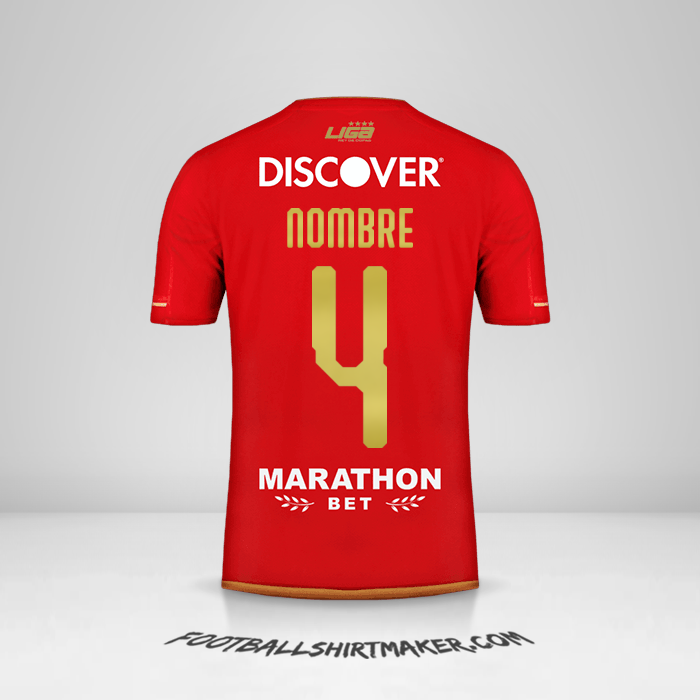 Camiseta Liga de Quito 2019 Visita -  nombre - 4