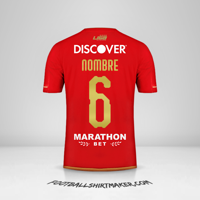 Camiseta Liga de Quito 2019 Visita -  nombre - 6