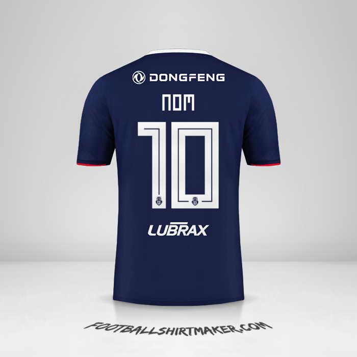 Maillot Universidad de Chile 2019 -  nom - 10