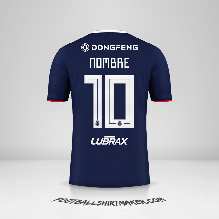 Jersey Universidad de Chile 2019 -  nombre - 10