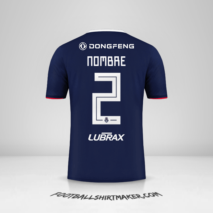 Jersey Universidad de Chile 2019 -  nombre - 2