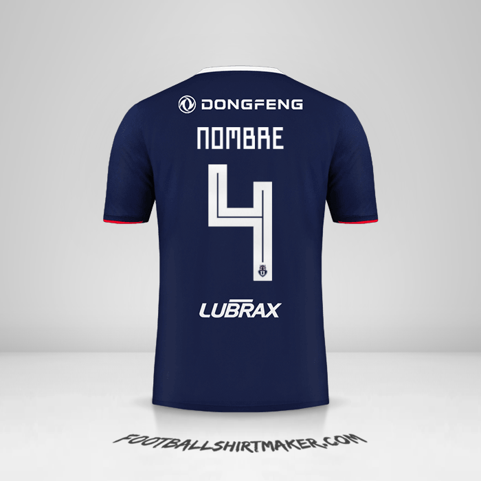 Jersey Universidad de Chile 2019 -  nombre - 4