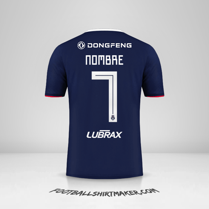 Jersey Universidad de Chile 2019 -  nombre - 7
