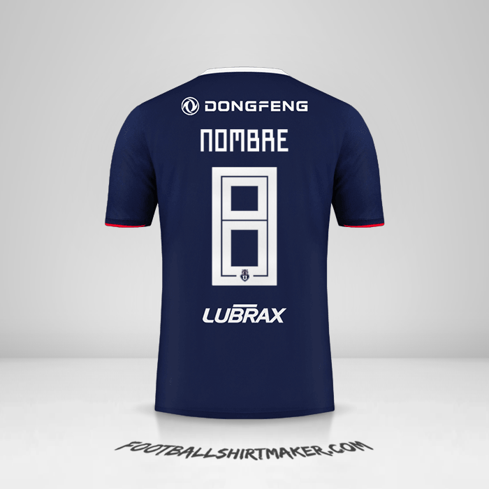 Jersey Universidad de Chile 2019 -  nombre - 8