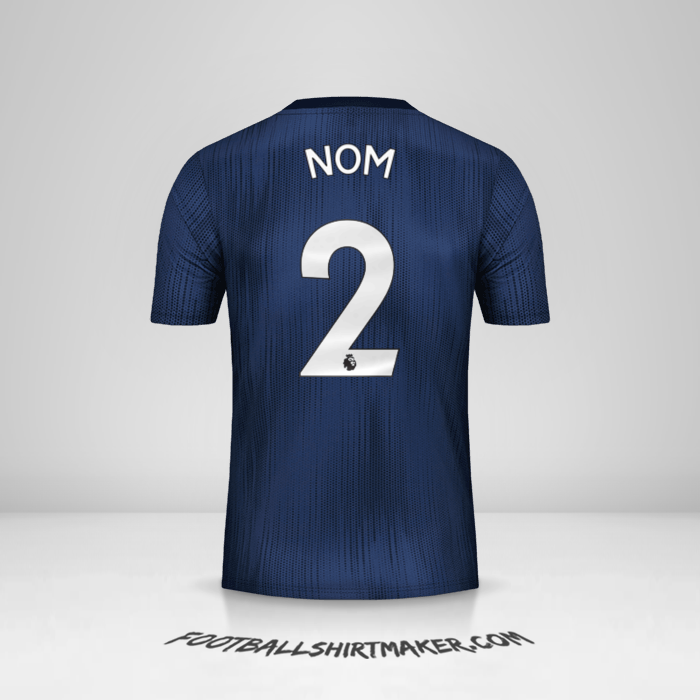 Maillot Manchester United 2018/19 Troisième -  nom - 2