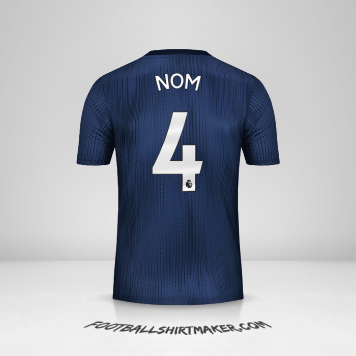 Maillot Manchester United 2018/19 Troisième -  nom - 4