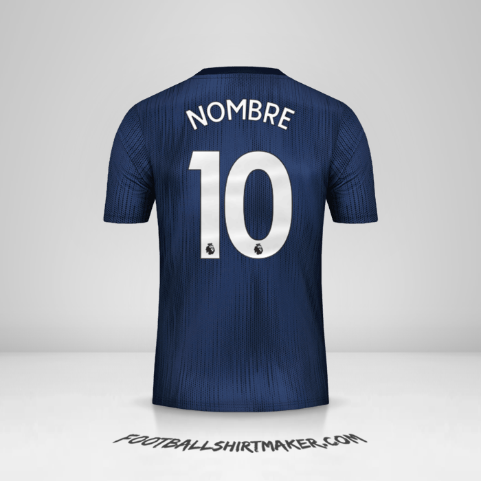 Camiseta Manchester United 2018/19 Tercera -  nombre - 10