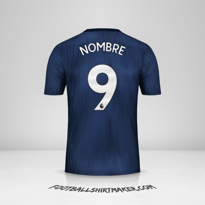 Camiseta Manchester United 2018/19 Tercera -  nombre - 9