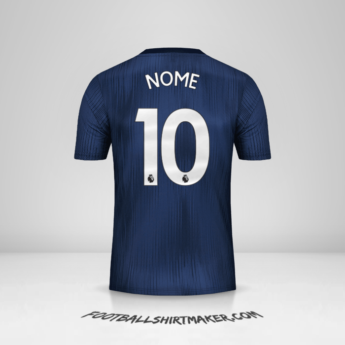 Camisola Manchester United 2018/19 Terceira -  nome - 10