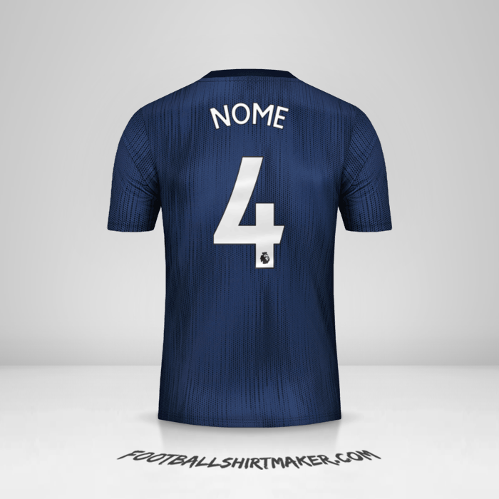 Camisa Manchester United 2018/19 Terceira -  nome - 4