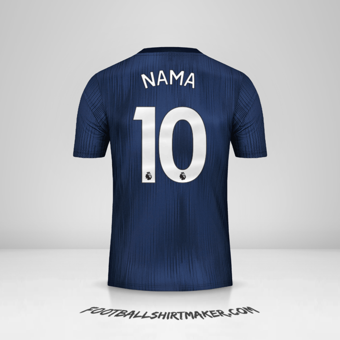 Jersey Manchester United 2018/19 Ketiga -  nama - 10