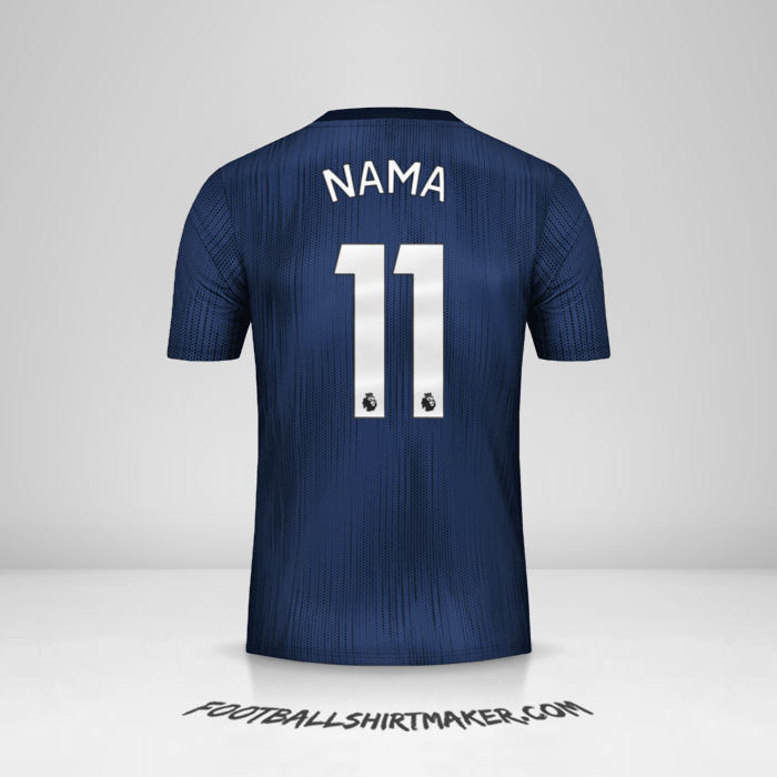 Jersey Manchester United 2018/19 Ketiga -  nama - 11