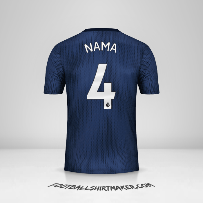 Jersey Manchester United 2018/19 Ketiga -  nama - 4