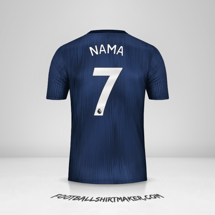 Jersey Manchester United 2018/19 Ketiga -  nama - 7
