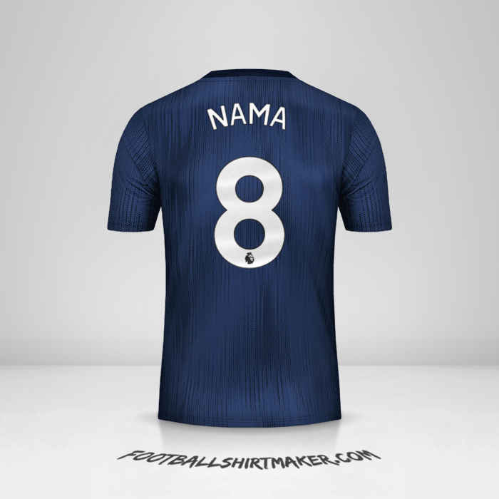 Jersey Manchester United 2018/19 Ketiga -  nama - 8