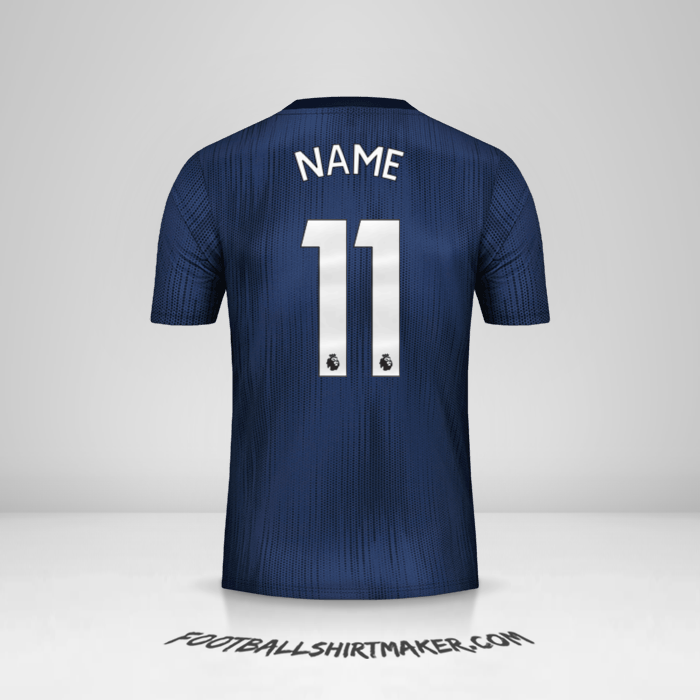 Jersey Manchester United 2018/19 Third -  name - 11