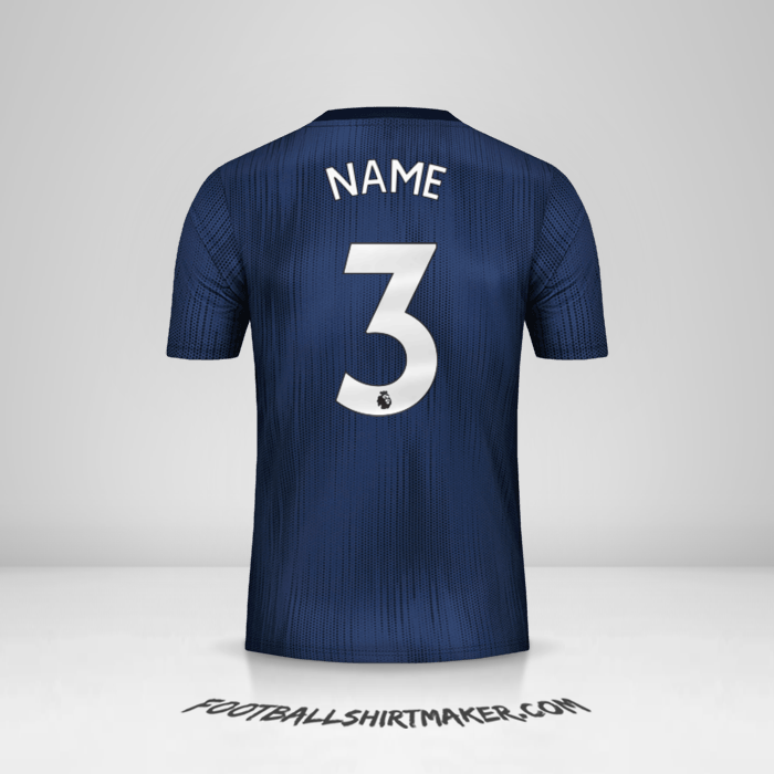Jersey Manchester United 2018/19 Third -  name - 3