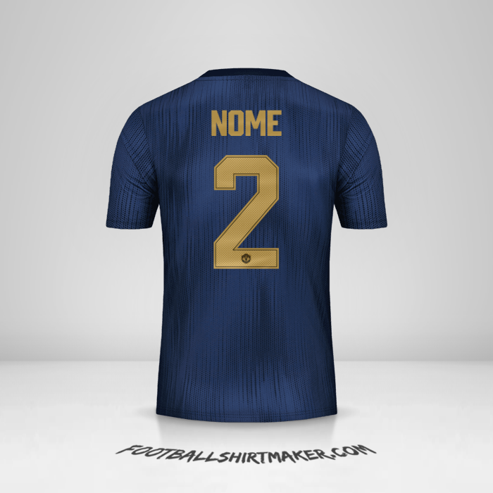 Maglia Manchester United Cup 2018/19 Terza -  nome - 2