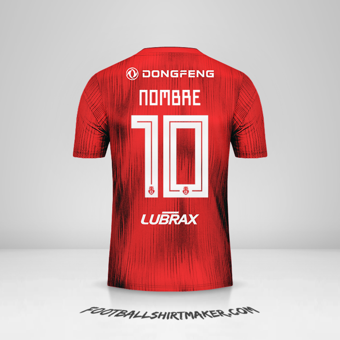 Jersey Universidad de Chile 2019 Visita -  nombre - 10