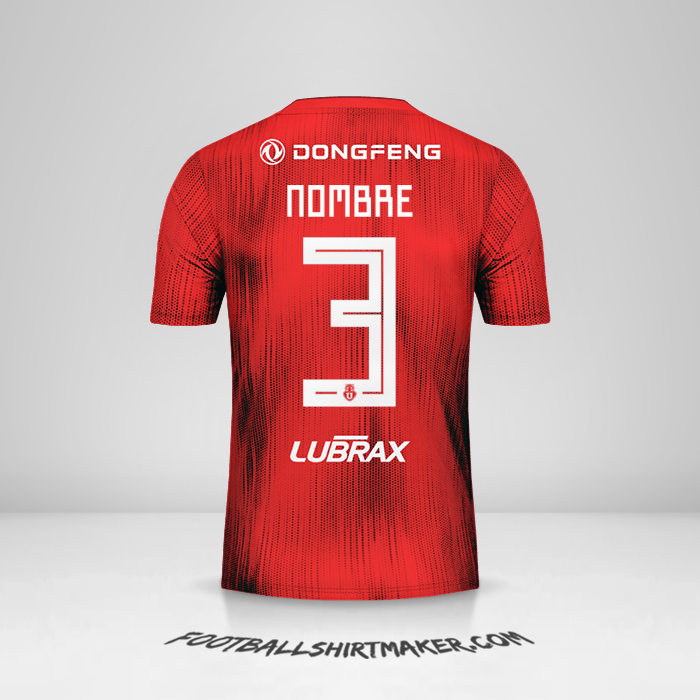 Camiseta Universidad de Chile 2019 Visita -  nombre - 3