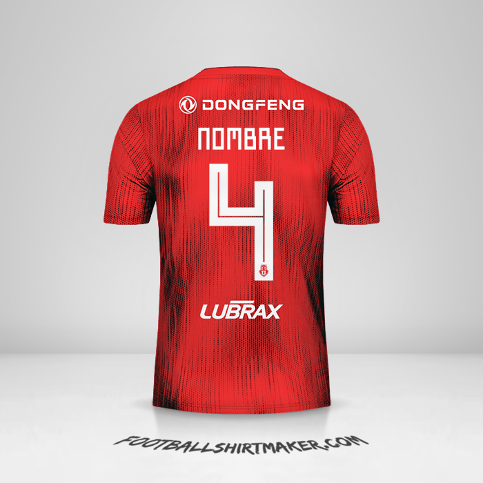 Camiseta Universidad de Chile 2019 Visita -  nombre - 4