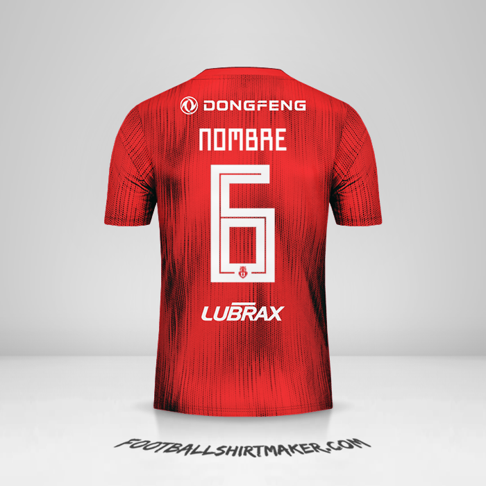 Jersey Universidad de Chile 2019 Visita -  nombre - 6