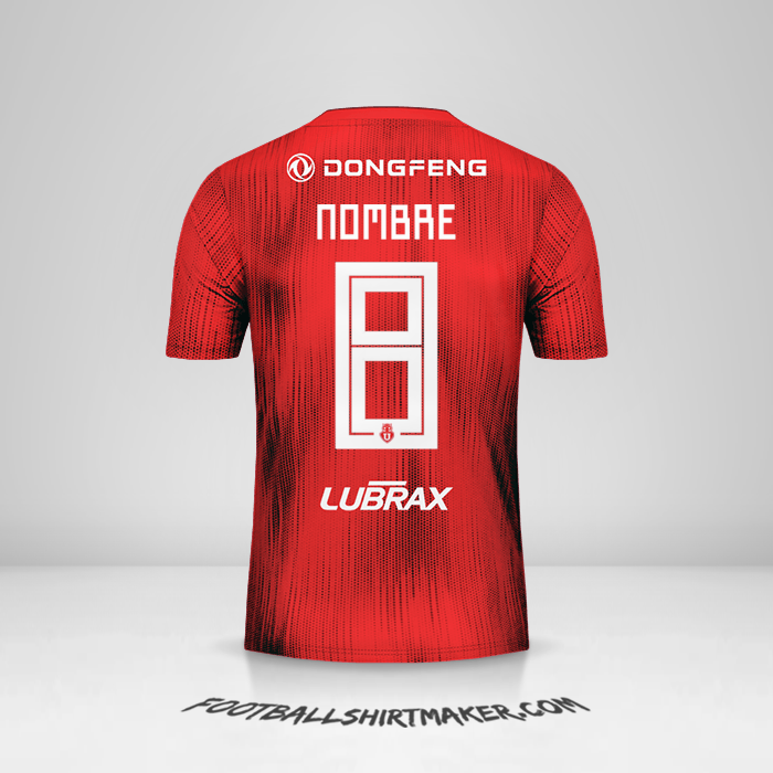 Camiseta Universidad de Chile 2019 Visita -  nombre - 8