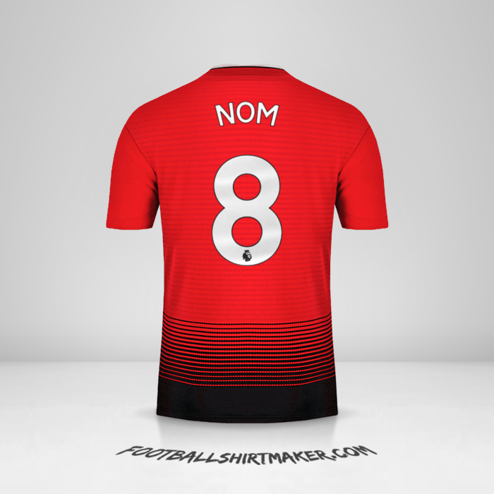 Maillot Manchester United 2018/19 -  nom - 8