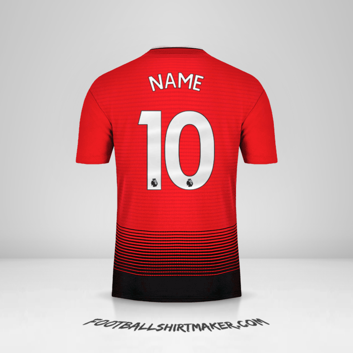 Jersey Manchester United 2018/19 -  name - 10