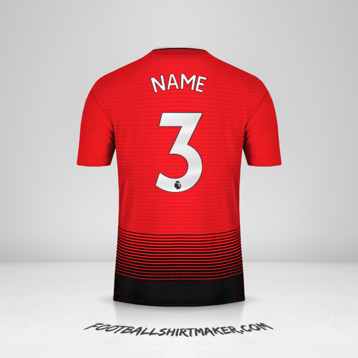 Trikot Manchester United 2018/19 -  name - 3
