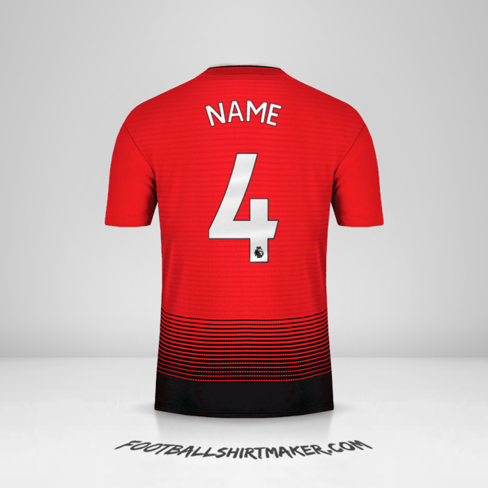 Trikot Manchester United 2018/19 -  name - 4
