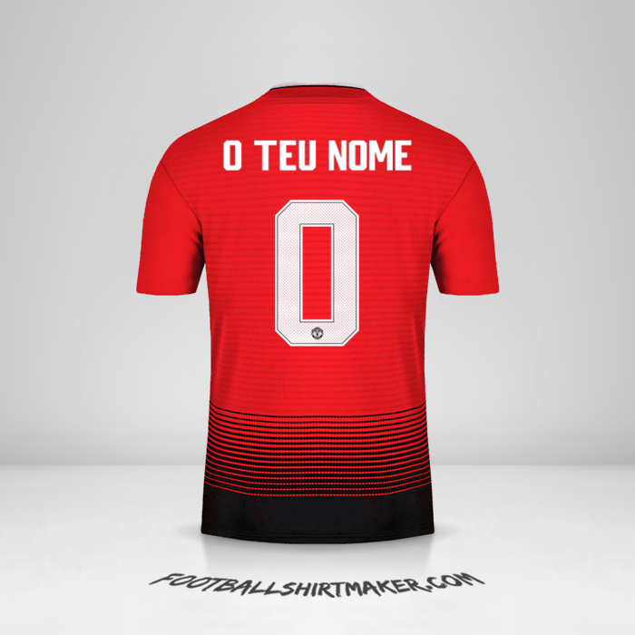 Camisola Manchester United Cup 2018/19 -  o teu nome - 0