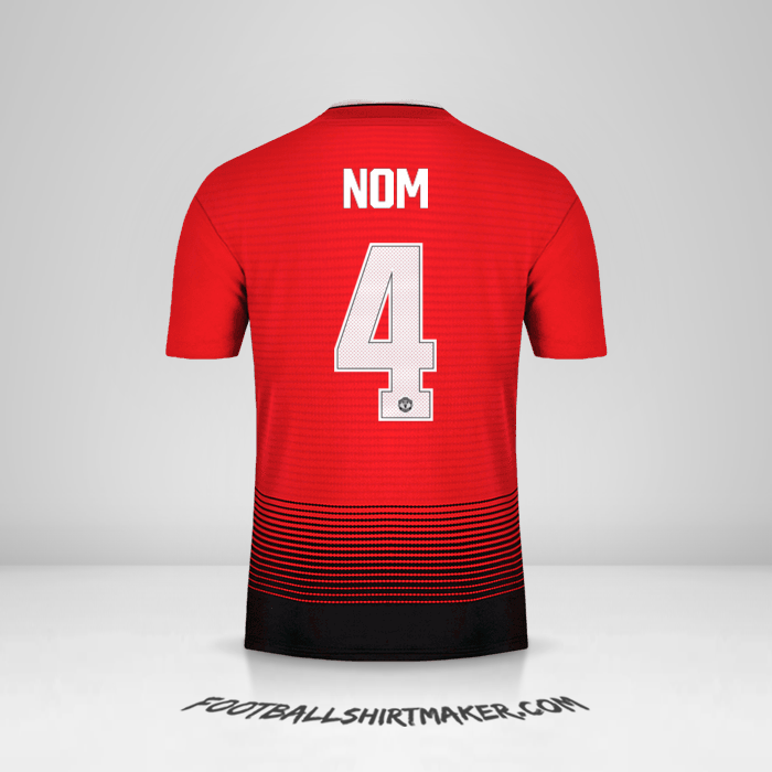 Maillot Manchester United Cup 2018/19 -  nom - 4