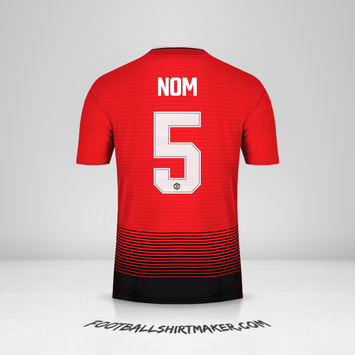 Maillot Manchester United Cup 2018/19 -  nom - 5
